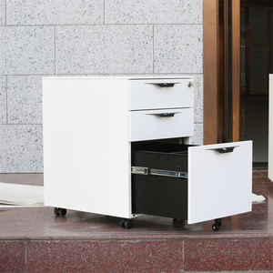 Armoire mobile minimaliste en acier KD avec serrure à code pour bureau, mobilier de bureau pour usage domestique ou professionnel - Product Image 4