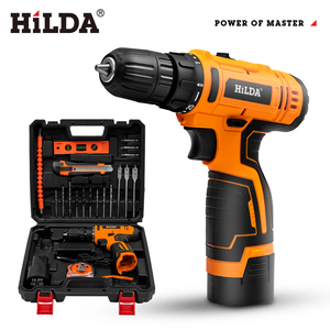 Hilda <span class=keywords><strong>12v</strong></span> taladro eléctrico con baterí<span class=keywords><strong>a</strong></span> de litio recargable <span class=keywords><strong>12v</strong></span> dos velocidad eléctrica destornillador inalámbrico - Product Image 4