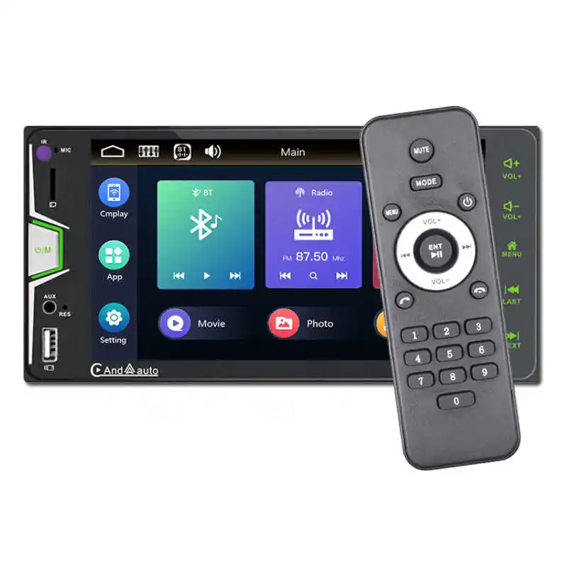 Lettore DVD per Auto da 7 pollici Autoradio 2 DIN Carplay Android Auto GPS FM BT Touch Screen capacitivo lettore MP5 per Auto