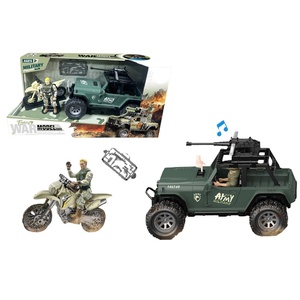Juego <span class=keywords><strong>de</strong></span> Juguetes <span class=keywords><strong>de</strong></span> Combate <span class=keywords><strong>de</strong></span> Camiones Militares y Motocicletas para Niños, Equipo Táctico del Ejército, Vehículos <span class=keywords><strong>de</strong></span> Simulación <span class=keywords><strong>de</strong></span> Plástico para Jugar en el Campo <span class=keywords><strong>de</strong></span> Batalla - Product Image 1