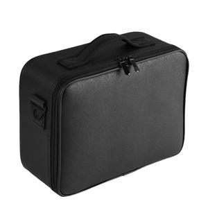 Trousse de Maquillage OBOX avec Tiroirs en Tissu Oxford Noir – Organisateur Cosmétique pour Usage Quotidien – Collection Printemps 2025 - Product Image 1