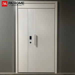 Pinai หลักประตูไม้ออกแบบด้าน<span class=keywords><strong>หน้า</strong></span>หมุนประตูทางเข้าสำหรับ<span class=keywords><strong>บ้าน</strong></span> - Product Image 1