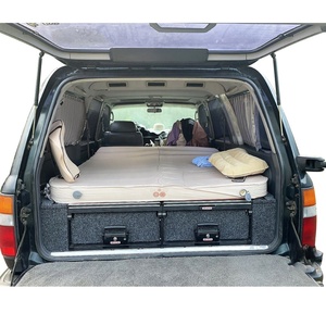 Système de tiroirs coulissants VRD4X4 hautement qualifié et professionnel, avec revêtement en tapis, double tiroir, 1000 mm, pour Landcruiser - Product Image 2