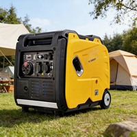 Vente au prix de réserve : Générateur à essence silencieux à onduleur 3.0kW/3.3kW 50Hz à faible consommation de carburant, vente directe