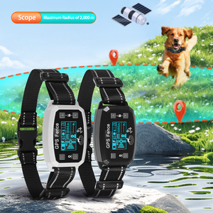 Gran mascota inalámbrica GPS choque eléctrico Collar impermeable IP67 Dispositivo de entrenamiento de perros GSM GPRS posicionamiento inalámbrico valla electrónica - Product Image 6
