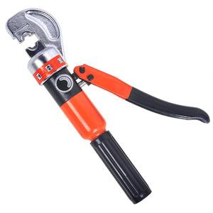 Herramienta de crimpado hidráulica de acero 12T/5T, recortadora de conductos de cableado de 70 mm de carrera (4-300 mm), cortadora de PVC para conductos de cableado de aire acondicionado - Product Image 4