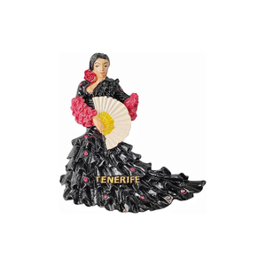 Figurine en résine de danseur de <span class=keywords><strong>flamenco</strong></span> espagnol WeiVista, fabricant, souvenir de Tenerife, décoration de table - Product Image 1