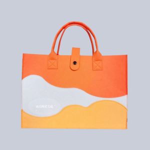 Custom logo Elegant Felt Tote <b>Bag</b> Premium Corporate <b>Gift</b> for New Hires Ideal Business Giveaway - Product Image 2