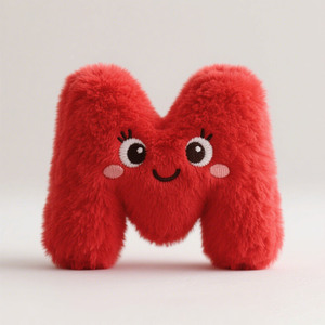 Adorables Peluches con Letras del Alfabeto Inglés de la A a la Z, Muñecos de Peluche Súper Suaves Rellenos de Algodón PP, Almohada para Bebés de 0 a 24 Meses - Product Image 6