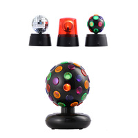 360 °   Lampe boule magique rotative à vitesse et luminosité réglables pour ambiance de fête KTV