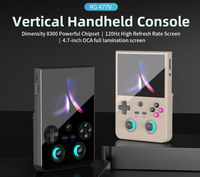 Console de jeu vidéo portable RG477V avec écran laminé de 4,7 pouces, double haut-parleur stéréo, Wifi, lecteur multimédia, batterie de 5500 mAh