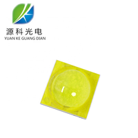 Perle LED SMD rouge haute luminosité en céramique 2525 avec lentille en dôme, LED haute puissance