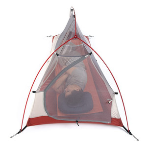 Extérieur 1-2 personnes quatre saisons une chambre Trigone/V-type sol clou UV imperméable Polyester famille léger Camping tente - Product Image 6