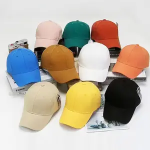 간단한 레저 야외 스포츠 모자 남성과 여성 성인 모자 제조 업체 도매 인쇄 로고