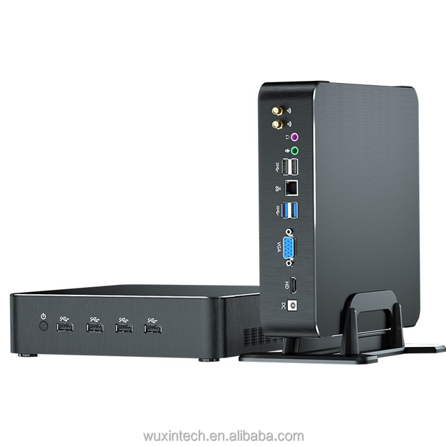 WUXIN New MiniPC  Dual Band WiFi6 BT5.2 DDR5 16GB 512GB Desktop Gaming Computer