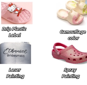 Scarpette leggere EVA Custom estate nuove Unisex tinta unita zoccolo pantofole impermeabili e comode da giardino da spiaggia essenziali pantofole - Product Image 5