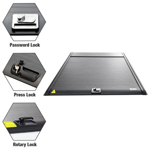 Couverture de benne de camionnette rétractable rigide en aluminium, couverture de benne manuelle pour Dodge Ram 5.5' 6.5' - Product Image 2