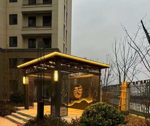 Chất Lượng Cao Hiện Đại Nhôm Phòng Tắm Nắng Mùa Đông Vườn Nhà Kính Không Thấm Nước Bốn Mùa Kèm Theo Tắm Nắng Hiên Đôi Kính - Product Image 4