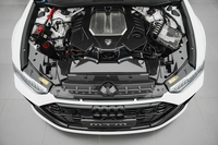 Nouvelle garniture en fibre de carbone pour compartiment moteur Audi RS6 RS7, plaque de couverture de phare, connecteur, personnalisation haut de gamme pour