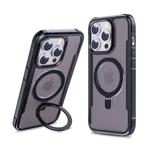 Compatible con funda Xiaomi 11T 5G, carcasa magnética de montaje en  automóvil compatible con Xiaomi 11T Pro 5G Kickstand con cubierta de lente