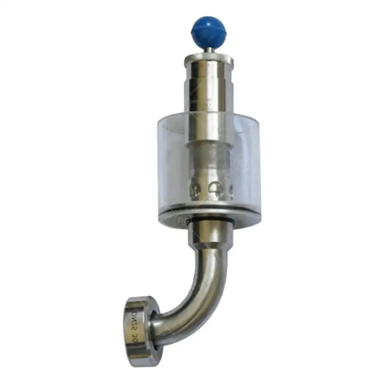 QINFENG SS304/SS316 Válvula de escape sanitária para liberação de pressão de ar para redução de pressão do tanque de fermentação de cerveja