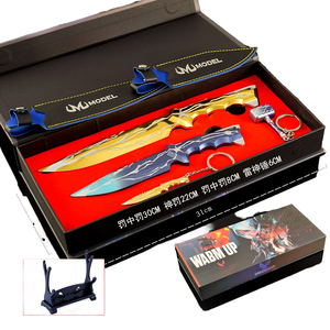 Périphérique de jeu Valorant, ensemble d'armes jouets en métal complet de 4 pièces, épée Divine Punishment, style traditionnel, cadeau du Nouvel An chinois - Product Image 2