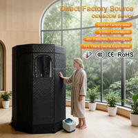 Dôme de sauna à vapeur humide de grande taille, spacieux, pour la maison, tente de sauna de 3 L pour la relaxation du corps entier