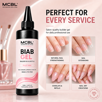 BIAB sans HEMA ni TPO, directement de l'usine, pour vernis à ongles végétaliens, emballage design, séchage UV/LED à basse température, pour usage professionnel en salon
