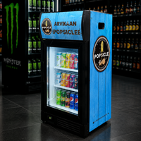 Réfrigérateur à boissons avec porte vitrée NE-25CL-12, mini-vitrine commerciale pour bar, café, hôtel