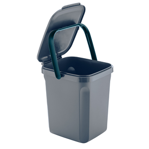 10-liter organic waste <b>bin</b>. Brown. DENOX. - Product Image 3