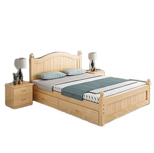 غرفة تأجير منزلية حديثة بسيطة على الطراز الأوروبي حزمة صغيرة للأطفال خشبية صلبة أثاث منزلي مزدوج مفرد - Product Image 3