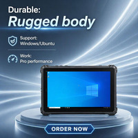 Tablet Resistente al Agua con Windows 11 de 10 Pulgadas, Precio de Fábrica, CPU Intel N5100, IP67, con Escáner de Código de Barras UHF