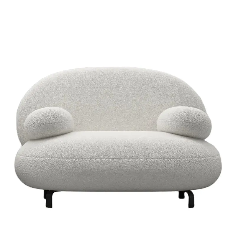 Tissu créatif moderne en velours de loisirs Art nordique simple petit ensemble de meubles de salon canapé chaise