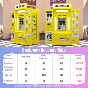 Photomaton interactif JIPAI avec imprimante <span class=keywords><strong>photo</strong></span> et machine à selfie AR, doté d'un design vintage pour les événements B2B et le marketing - Product Image 5