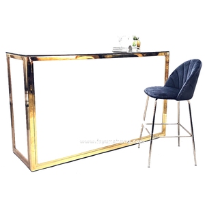 Mostrador de barra de lujo de acero inoxidable blanco para exteriores comercial Barra LED <span class=keywords><strong>Soho</strong></span> portátil para bodas y clubes - Product Image 6