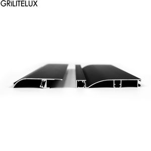 Profilé LED en aluminium pour plinthe, avec couvercle en PU, éclairage d'angle pour escalier, couloir et allée - Product Image 3