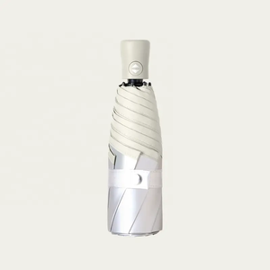 ร่มพับได้สำหรับผู้หญิง, ร่มกันแดดยางสีทึบพับได้ - Product Image 4