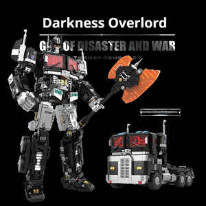 Modèle de <span class=keywords><strong>robot</strong></span> transformable Dark <span class=keywords><strong>Titan</strong></span> électroplaqué en édition limitée - Product Image 1
