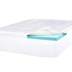 Dual Layer Matratzen schoner Memory Foam 3 Zoll Matratzen auflage