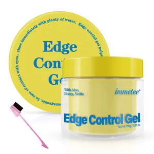 Control de bordes Agarre fuerte Agarre de larga duración Control de bordes de cabello Gel Brillo y control de bordes suaves