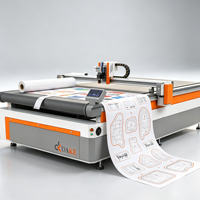 Machine de découpe CNC à couteau oscillant pour autocollants, découpeuse publicitaire pour matériaux souples