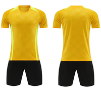 Ensemble de maillots de football personnalisés pour enfants, ensembles de maillots de football pour hommes, tenue de sport, séchage rapide, 100% polyester, uniforme d'été