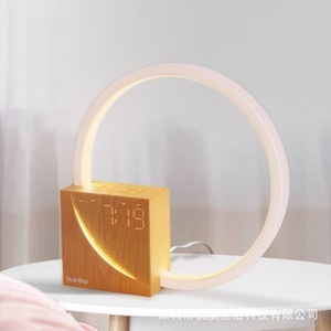 Smart Table <b>Clock</b> With <b>Led</b> Light Alarm White Noise Ambient Light Music Box For Bedroom Living Room Usb Charging - Product Image 3