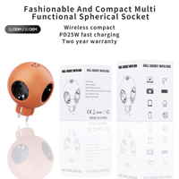 Multifonction 3AC Multiprise Multiprise Verticale Prise Pop up PD 25W Avec USB-A et 2 TYPE-C