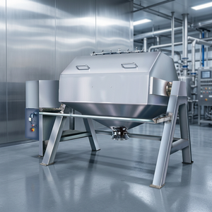 Mélangeur octogonal haute efficacité conforme GMP en acier inoxydable pour le mélange homogène de poudres industrielles et le traitement par lots avec moteur à engrenages - Product Image 2