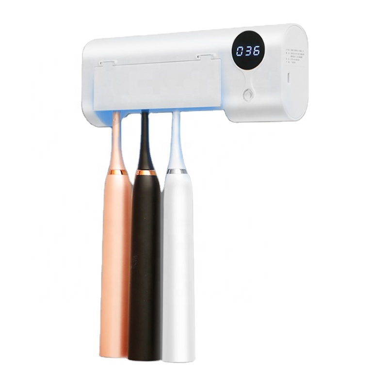 УФ стерилизатор зубных щеток держатель зубной щетки ванной комнаты настенный с функцией стерилизатора