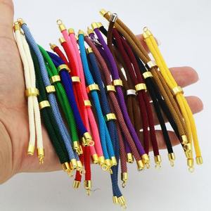 เชือกไนลอนแบบปรับได้สำหรับทำสร้อยข้อมือมิตรภาพ อุปกรณ์ตกแต่งเครื่องประดับแบบกึ่งสำเร็จรูป - Product Image 3