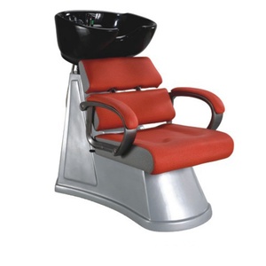 Hair Washing <b>Folding</b> White Diamond Salon Shampoo <b>Chair</b> - Product Image 3