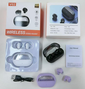 Auriculares para Juegos <span class=keywords><strong>V02</strong></span>, Auriculares Mecánicos con Diseño Transparente, Auriculares Deportivos Inalámbricos para Exteriores, Auriculares Portátiles para Estudiantes V-02 - Product Image 3