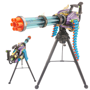 Jouet de sniper anti-stress Pistolet Gatling Jeu de balles souples Armes à <span class=keywords><strong>bande</strong></span> Pistolet Gatling pour adultes - Product Image 1